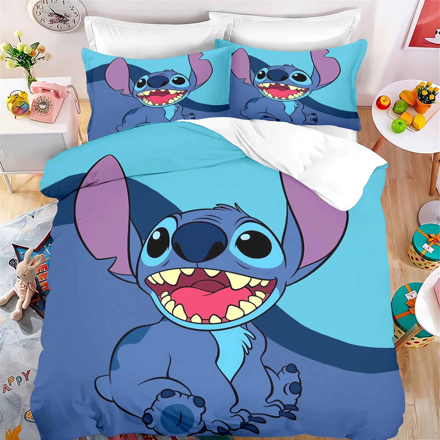 π©΅ "Stitch Dreams" Collection β Elegant Stitch-Inspired Bedding Set